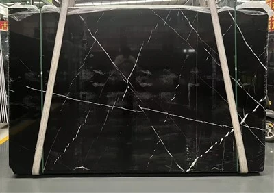 Lempengan Marmer Nero Marquina Cina