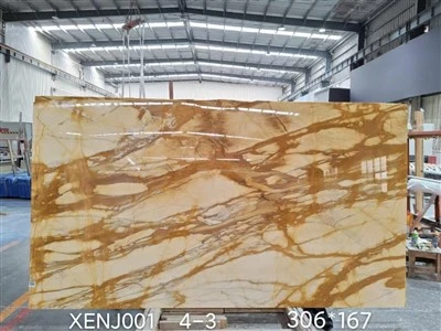 Lempengan Marmer Giallo Siena Italia